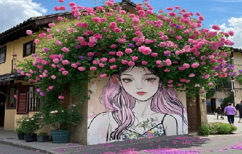 峡江怎么设计网红打卡墙绘