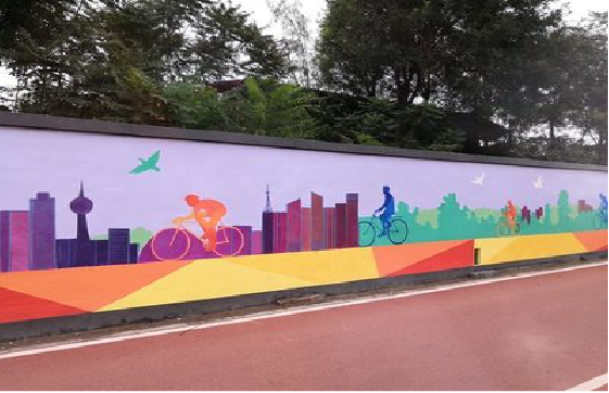 峡江墙体彩绘-围墙