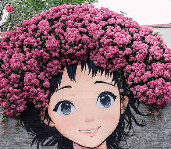 峡江墙体彩绘-网红墙打卡