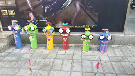 峡江商业区彩绘