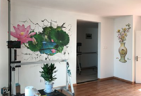 峡江墙体彩绘相比墙纸的优势。