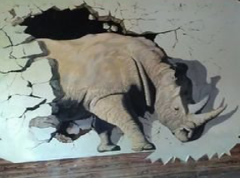 峡江在墙绘中，如何绘制3D效果？